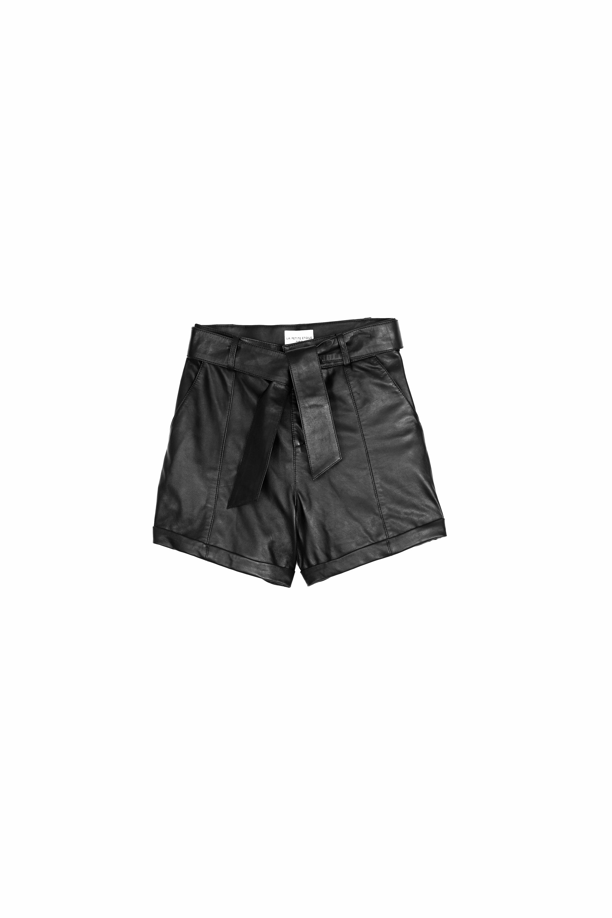 Racine - Short en cuir