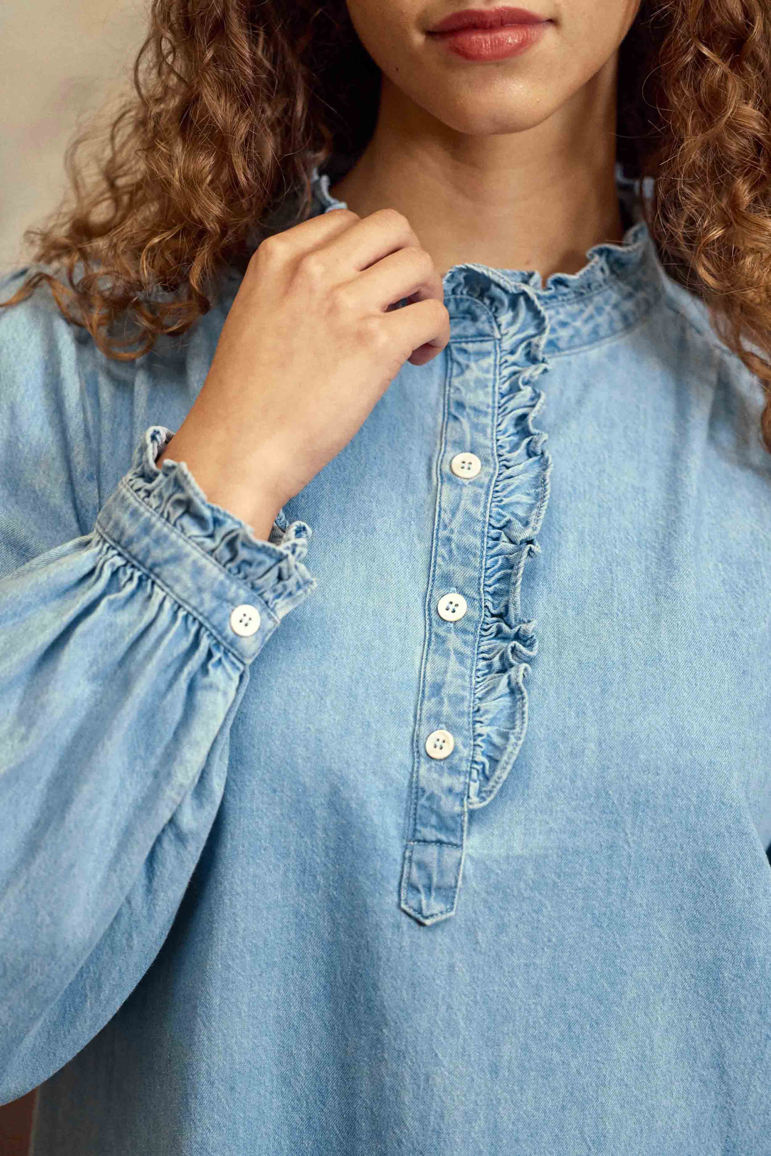 Raity - Robe courte col officier