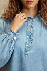 Raity - Robe courte col officier