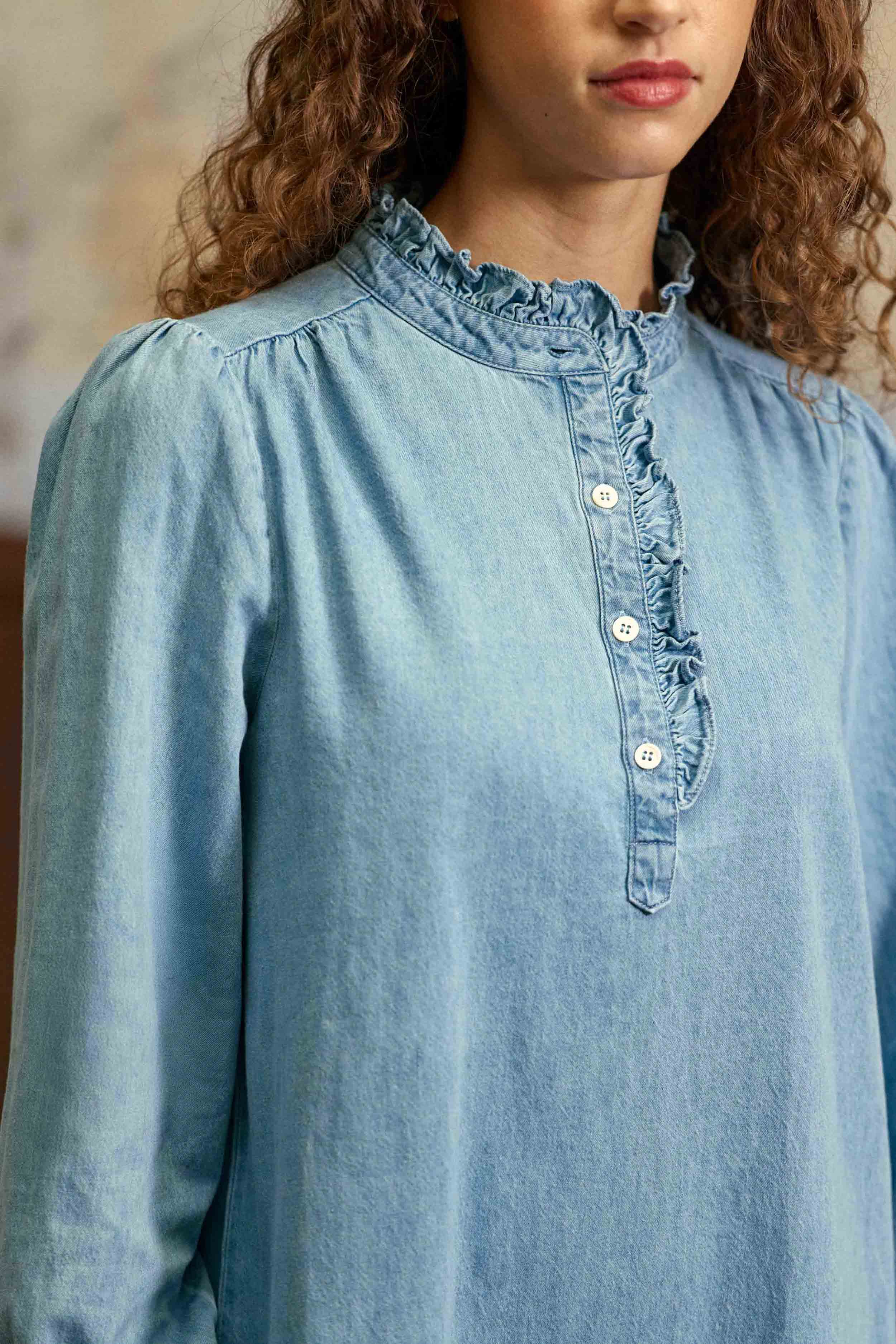 Raity - Robe courte col officier