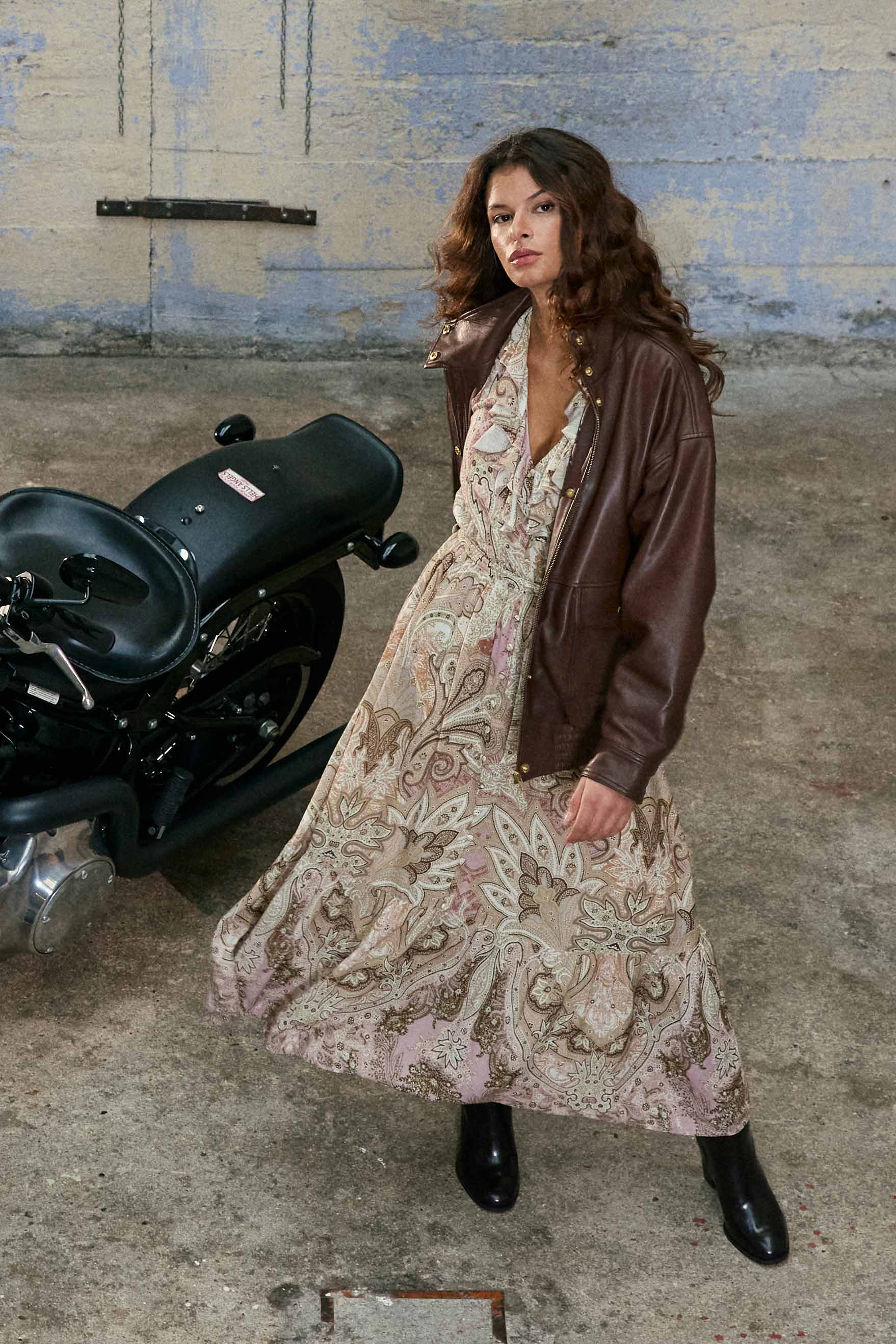Reg - Robe longue à imprimés