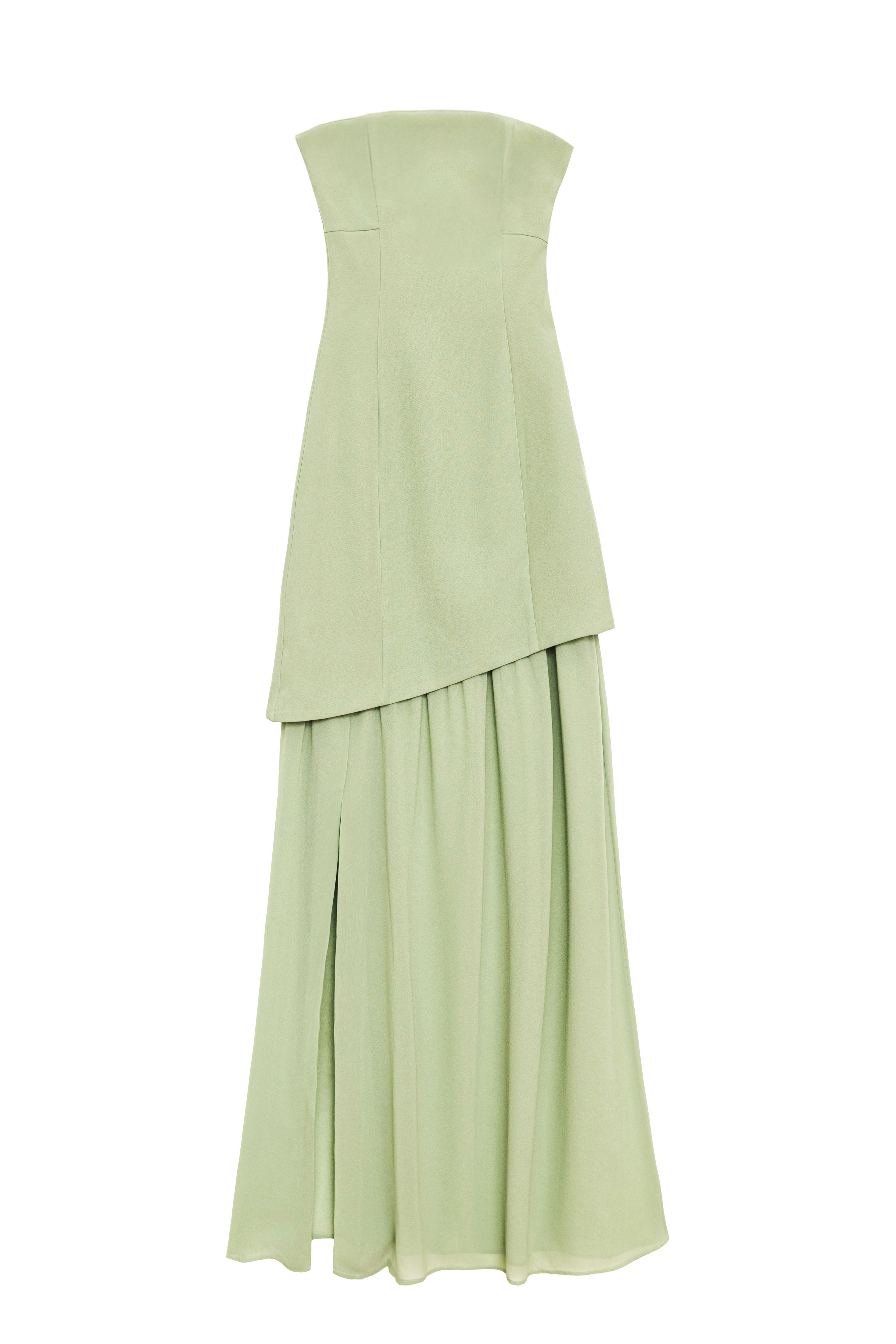 Rosemonde - Robe bustier asymétrique