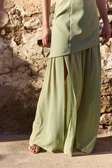 Rosemonde - Robe bustier asymétrique