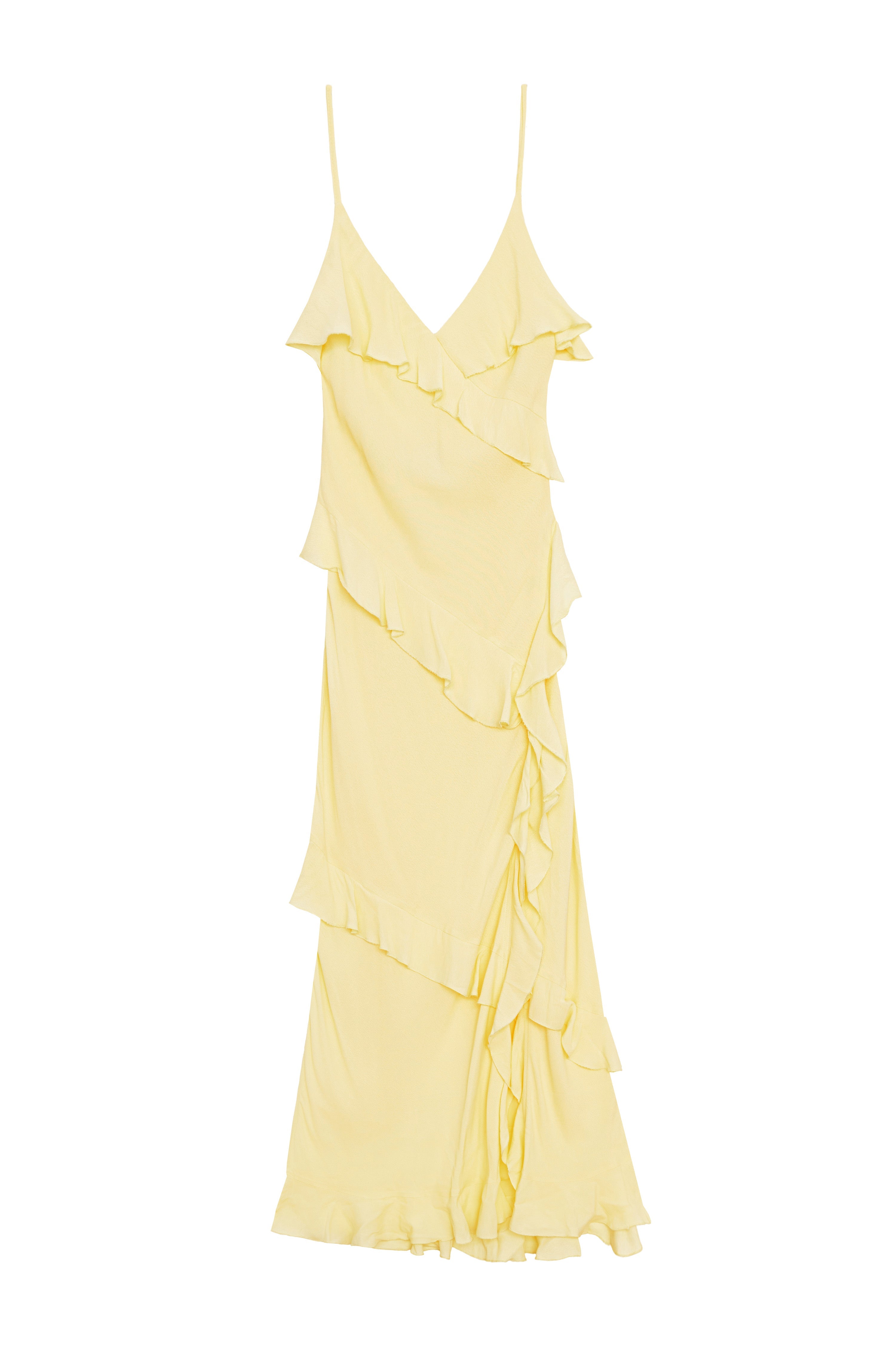Rosilda - Robe longue à volants