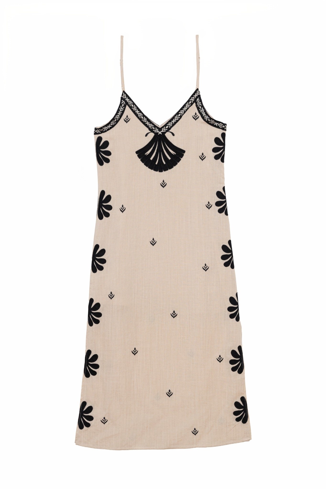 Roy - Robe midi à broderies