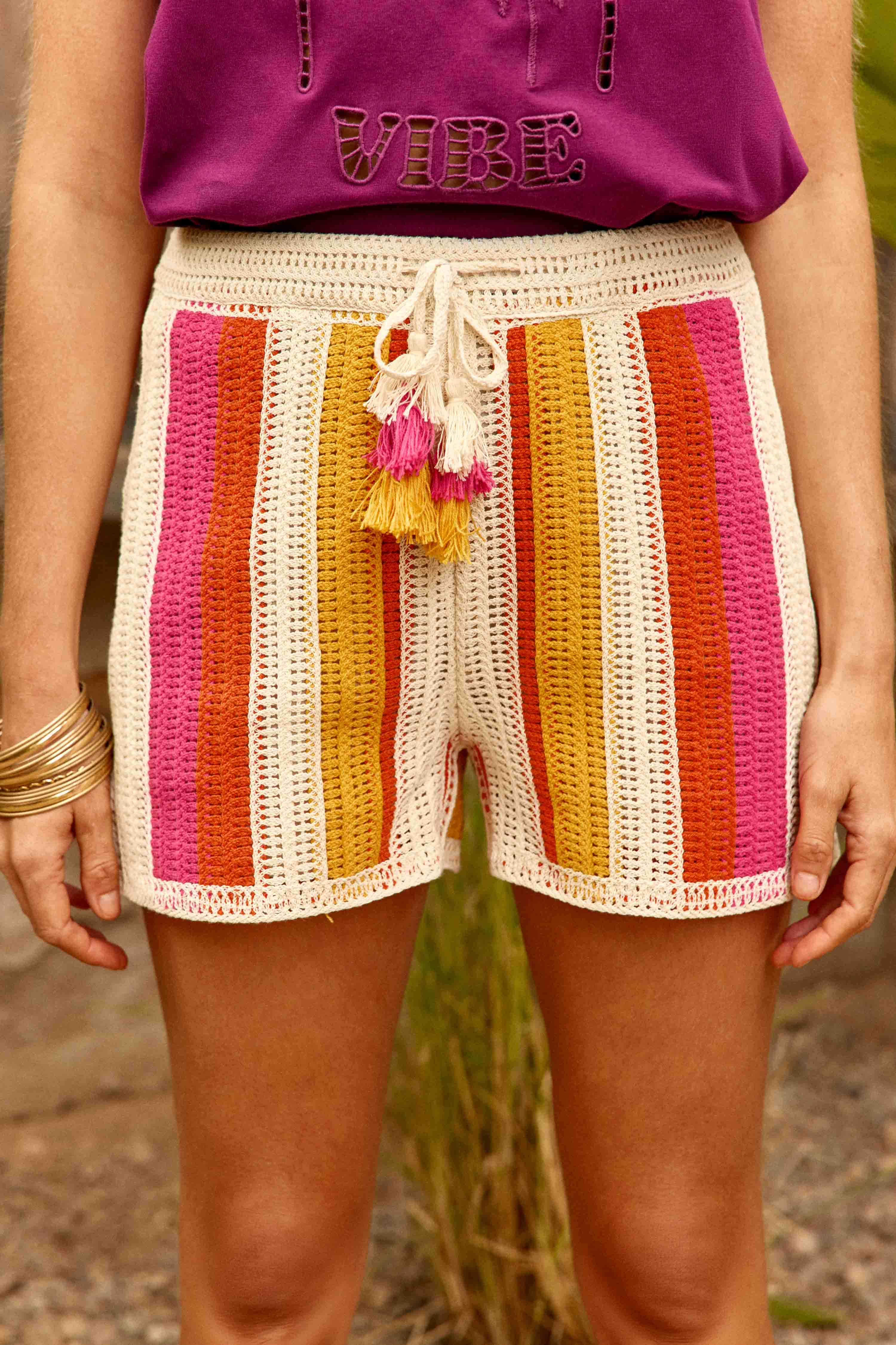 Sona - Short en crochet