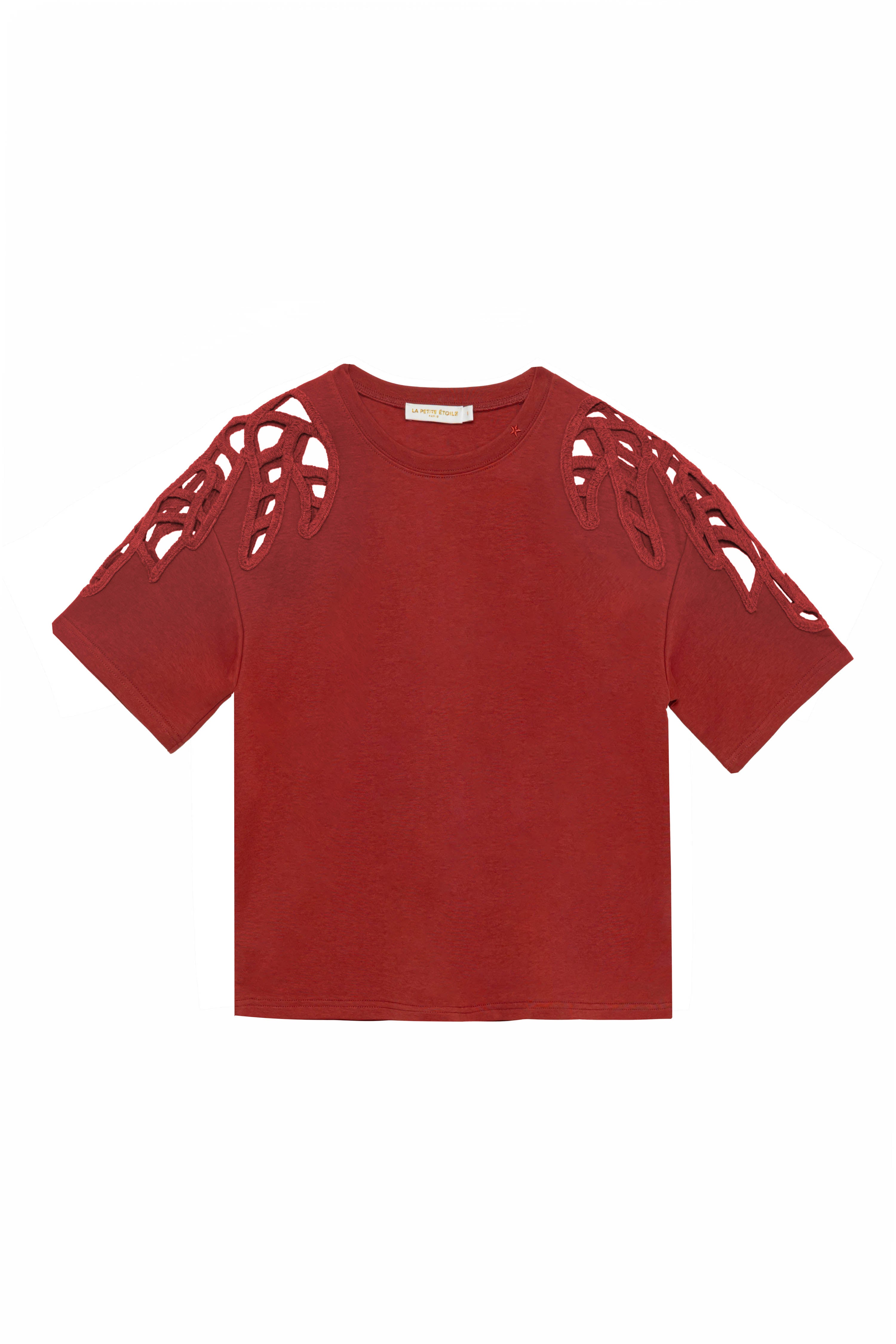Taisy - T-shirt oversize ajouré