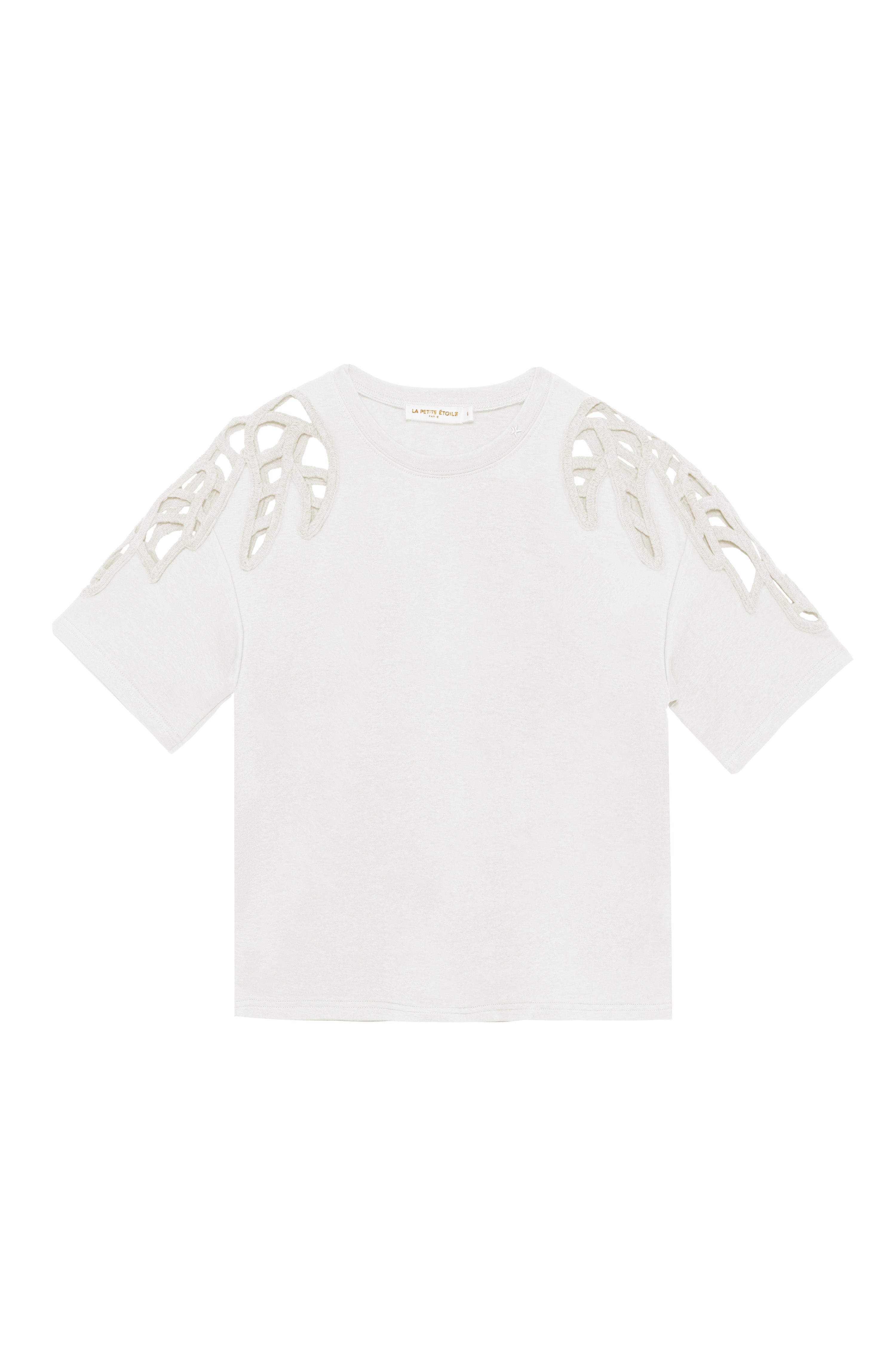 Taisy - T-shirt oversize ajouré