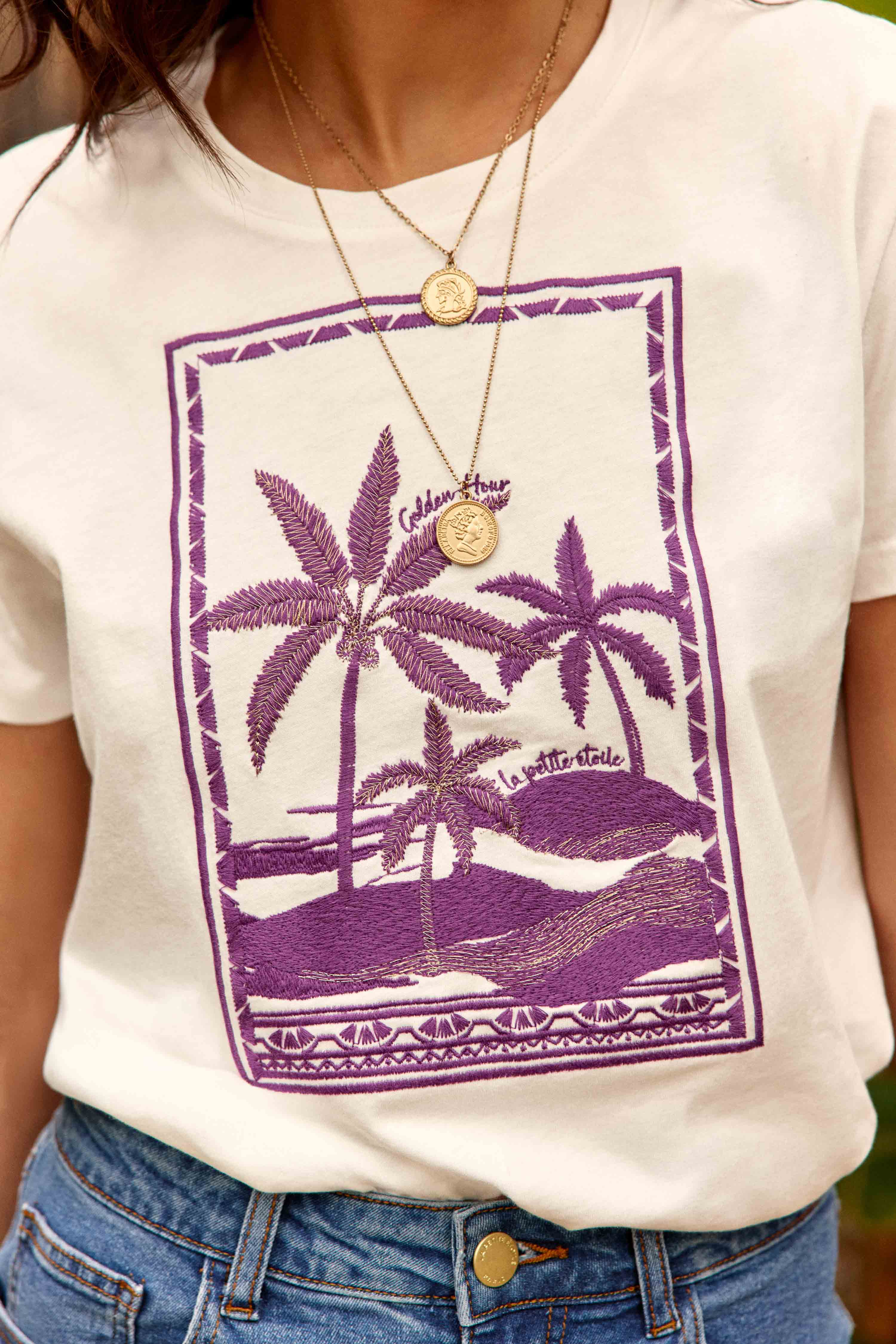 Talmier - T-shirt coupe droite