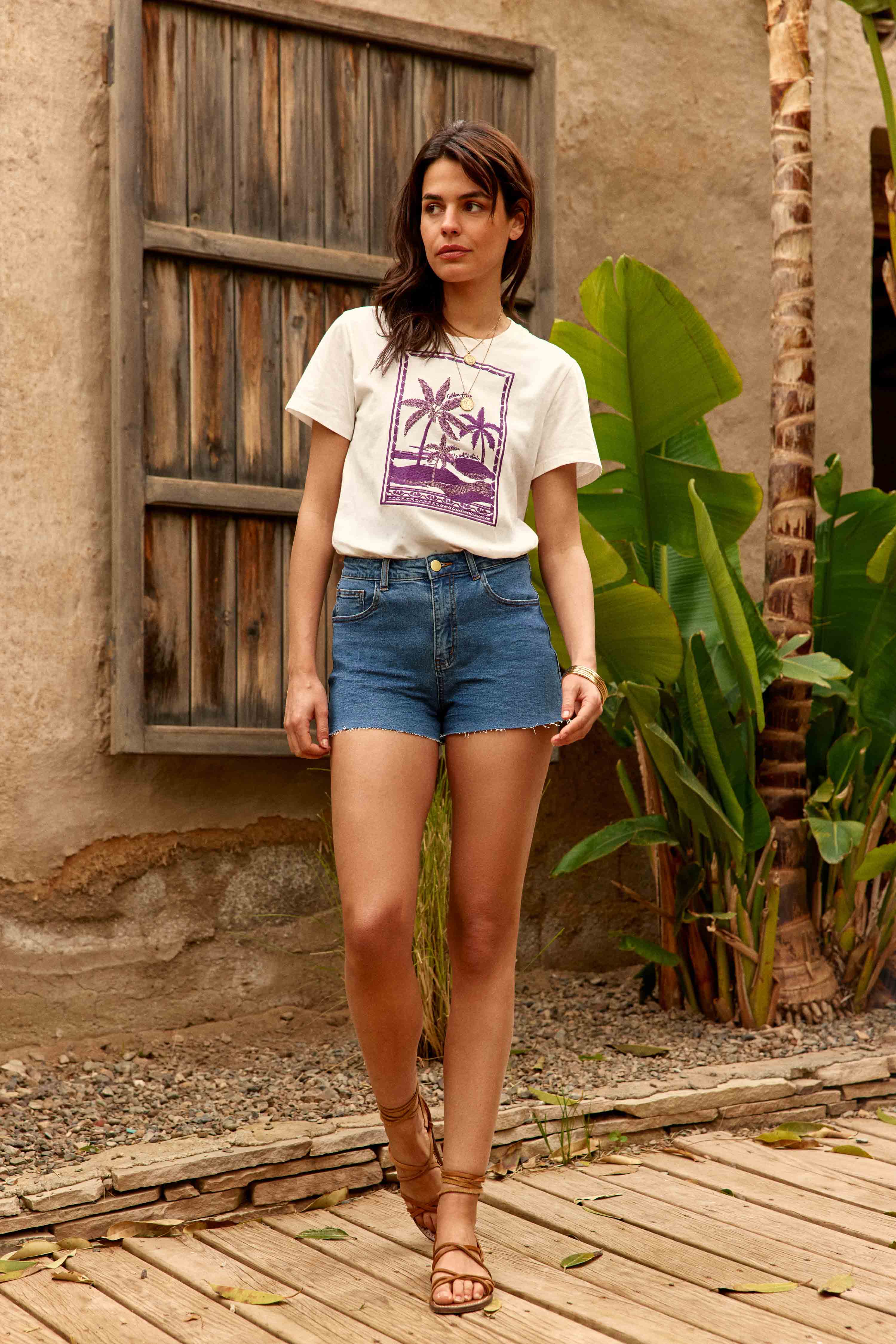 Talmier - T-shirt coupe droite