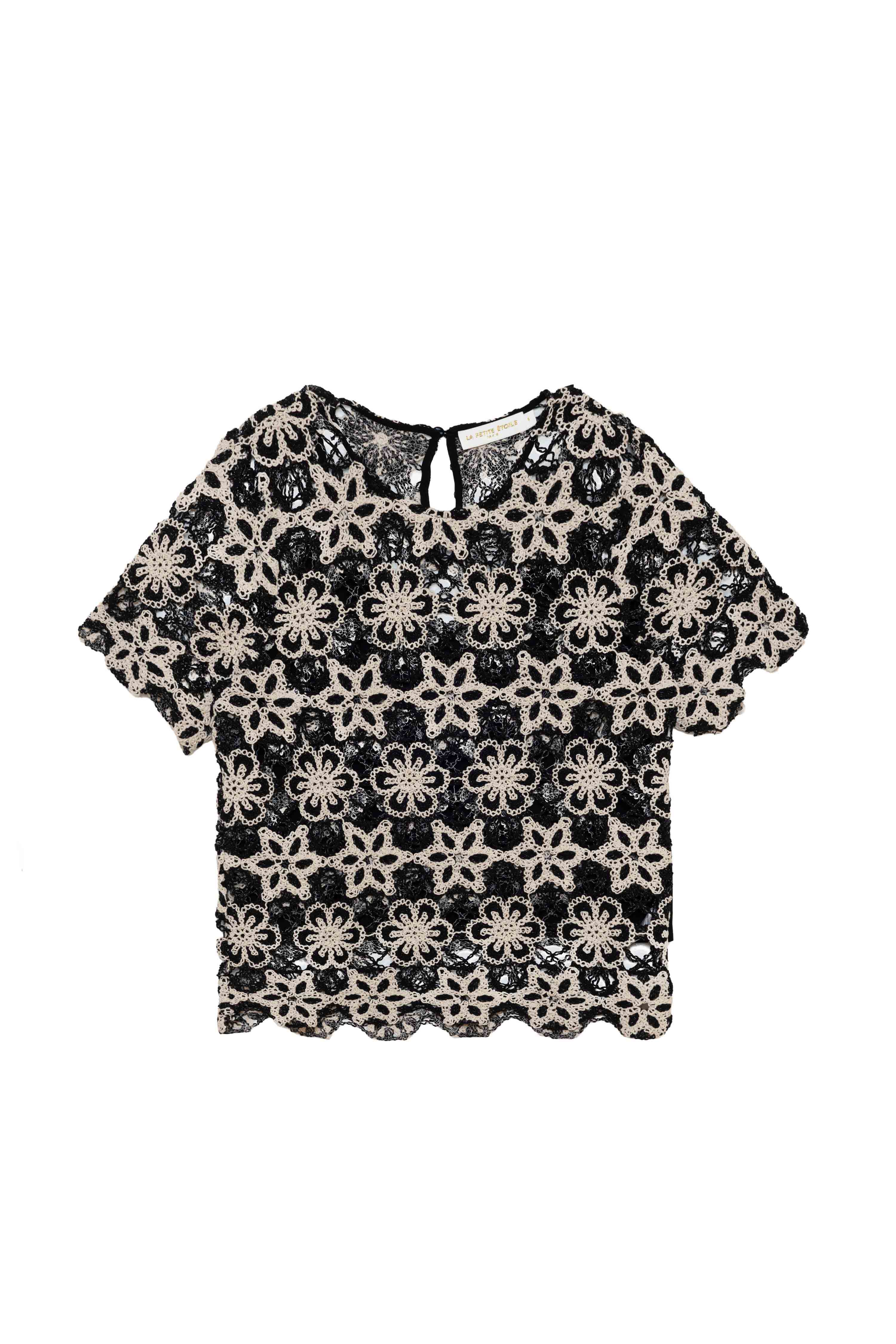 Toel - Top brodé