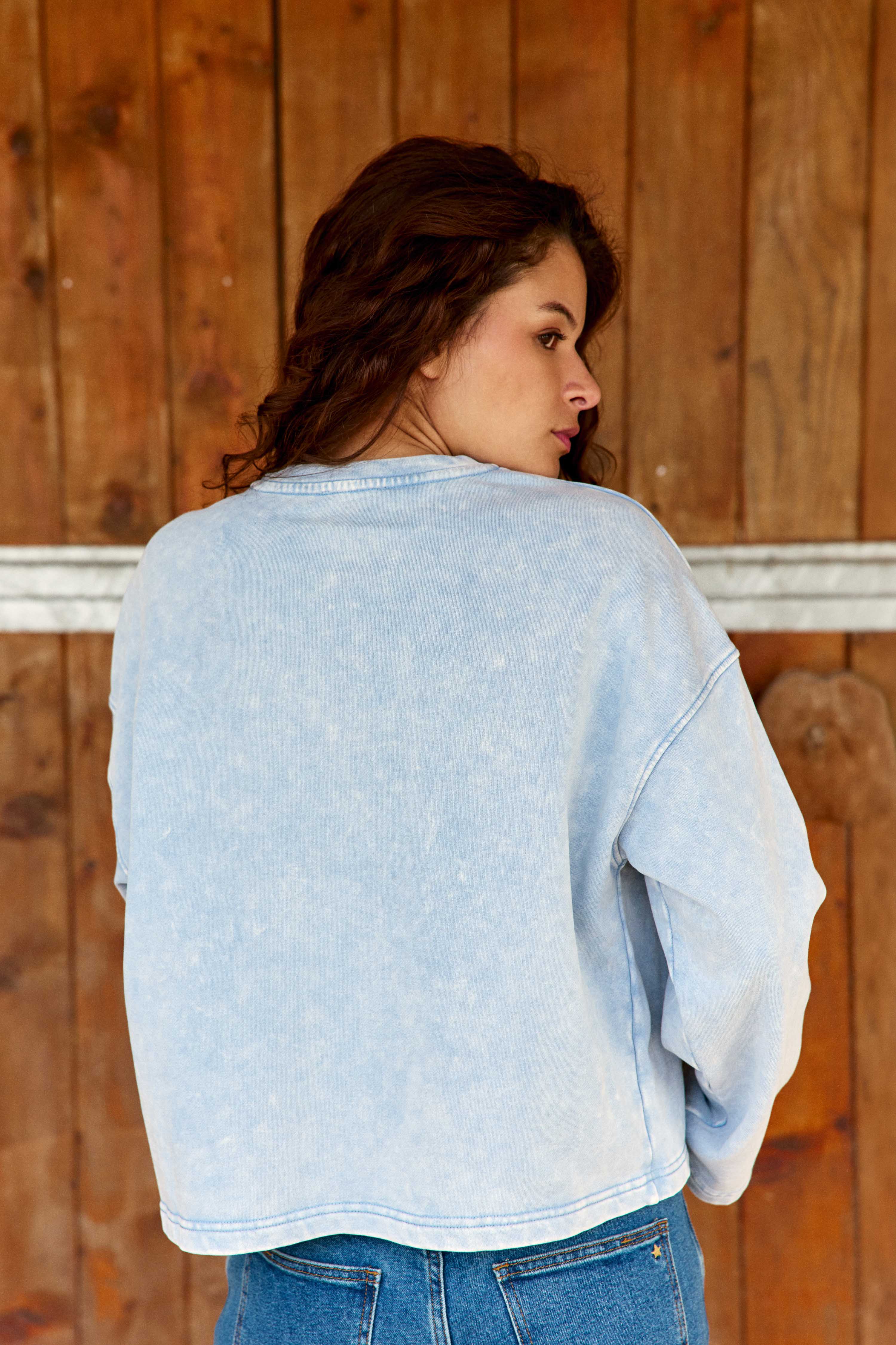 Trinkle - Sweat coupe boxy