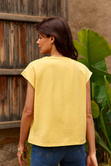 Tunset - T-shirt ample brodé
