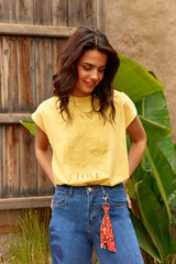 Tunset - T-shirt ample brodé