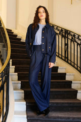 Velyo - Veste oversize denim